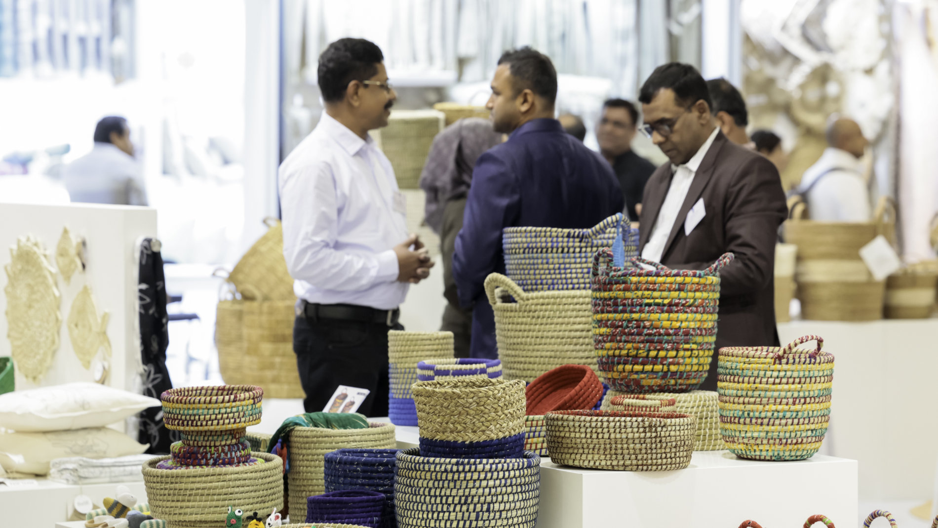 Men at Ambiente in the Global Sourcing area