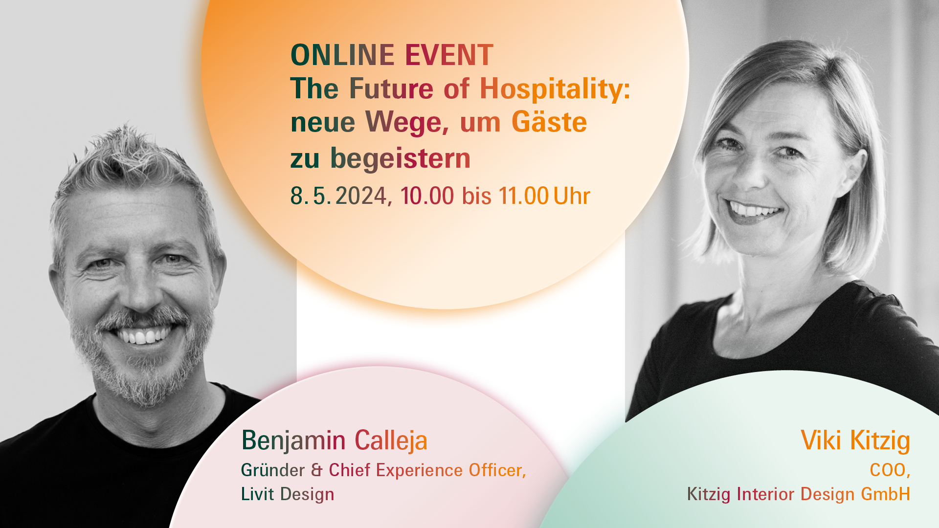 Online-Event 8. Mai 2024, 10.00 bis 11.00 Uhr: The Future of Hospitality: neue Wege, um Gäste zu begeistern