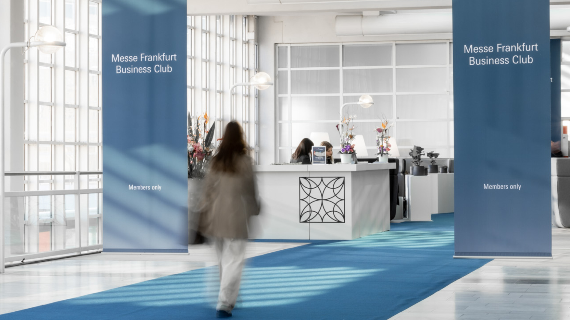 Eingang zum Messe Frankfurt Business Club