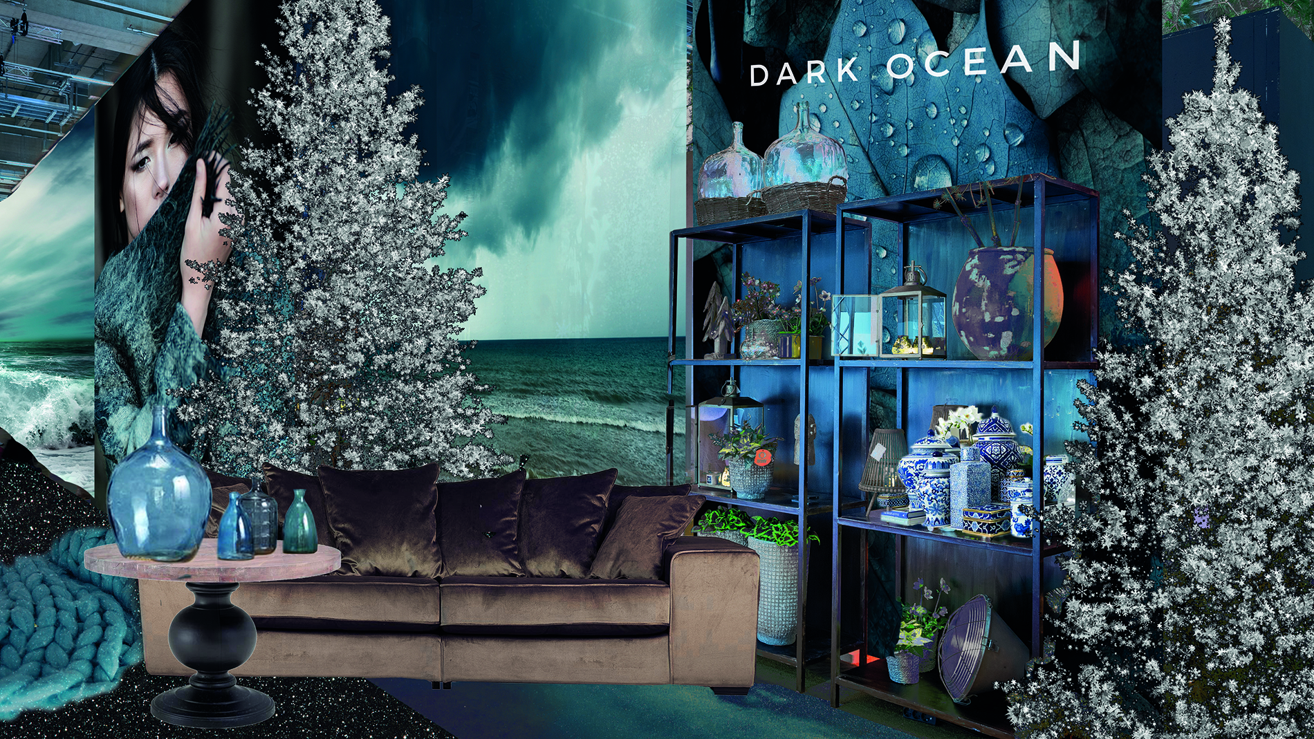 Interior view of the special show "Dark Ocean"
