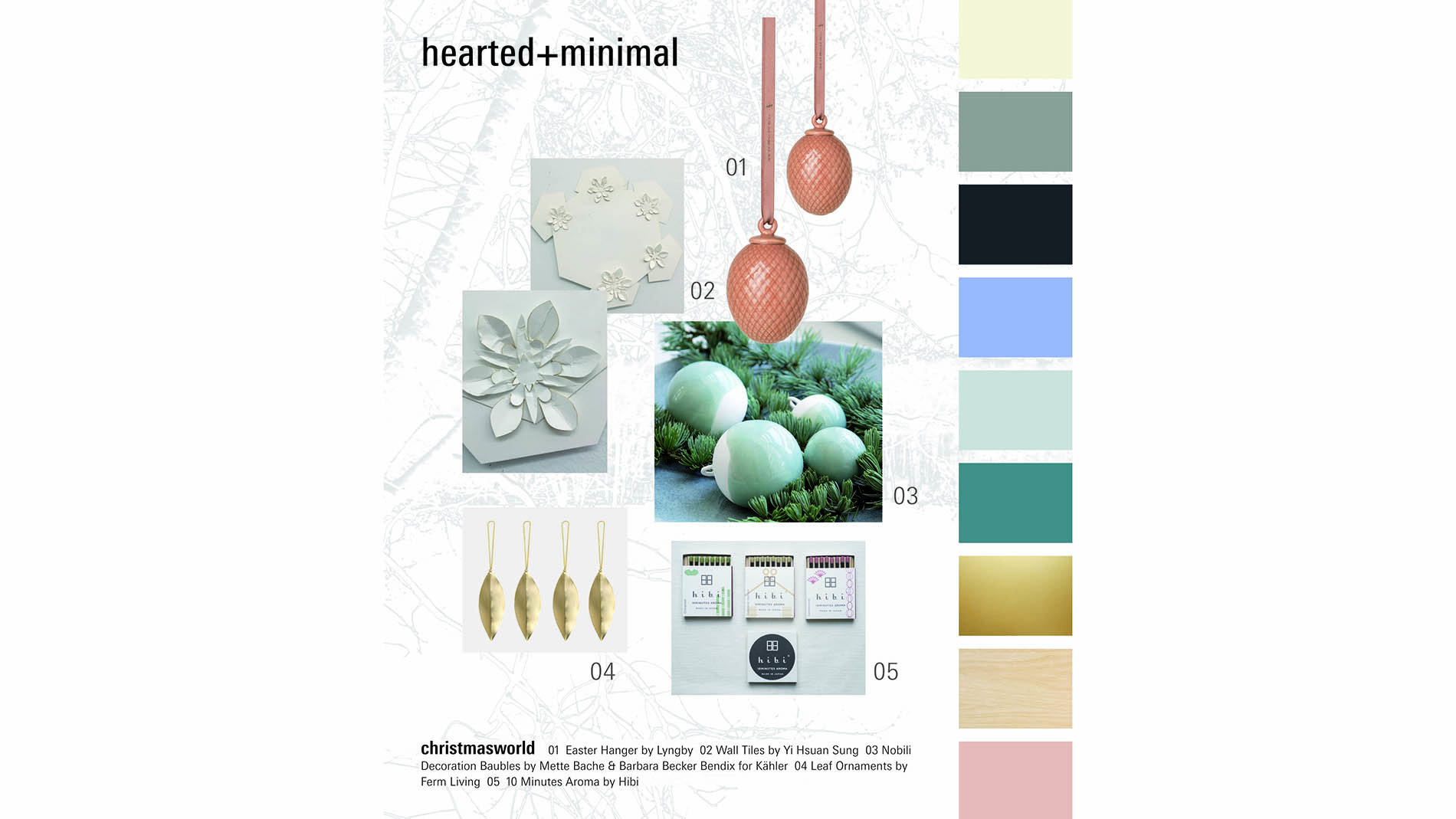 hearted+minimal: conscious use of resources