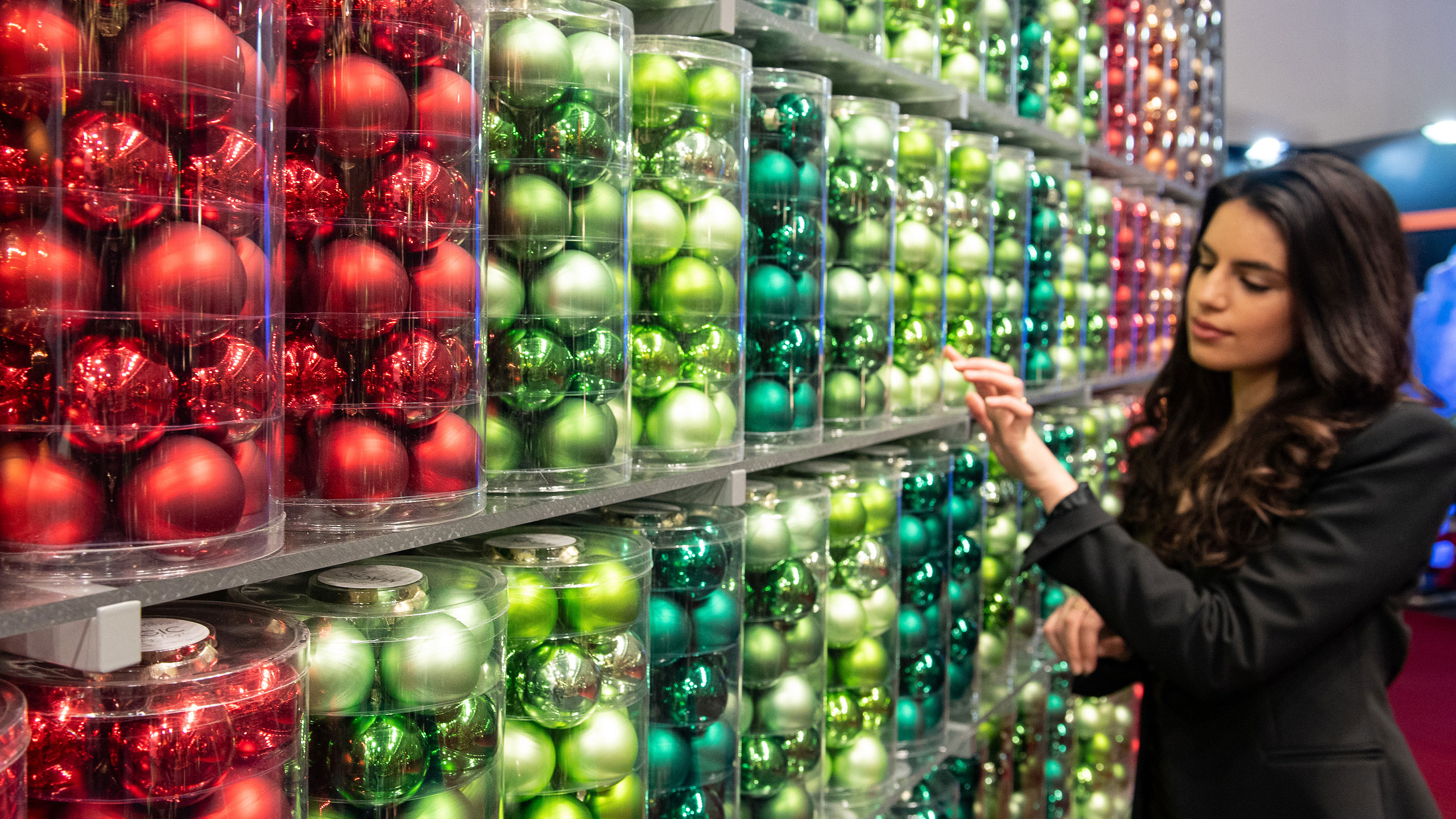 Christmas tree balls at Christmasworld