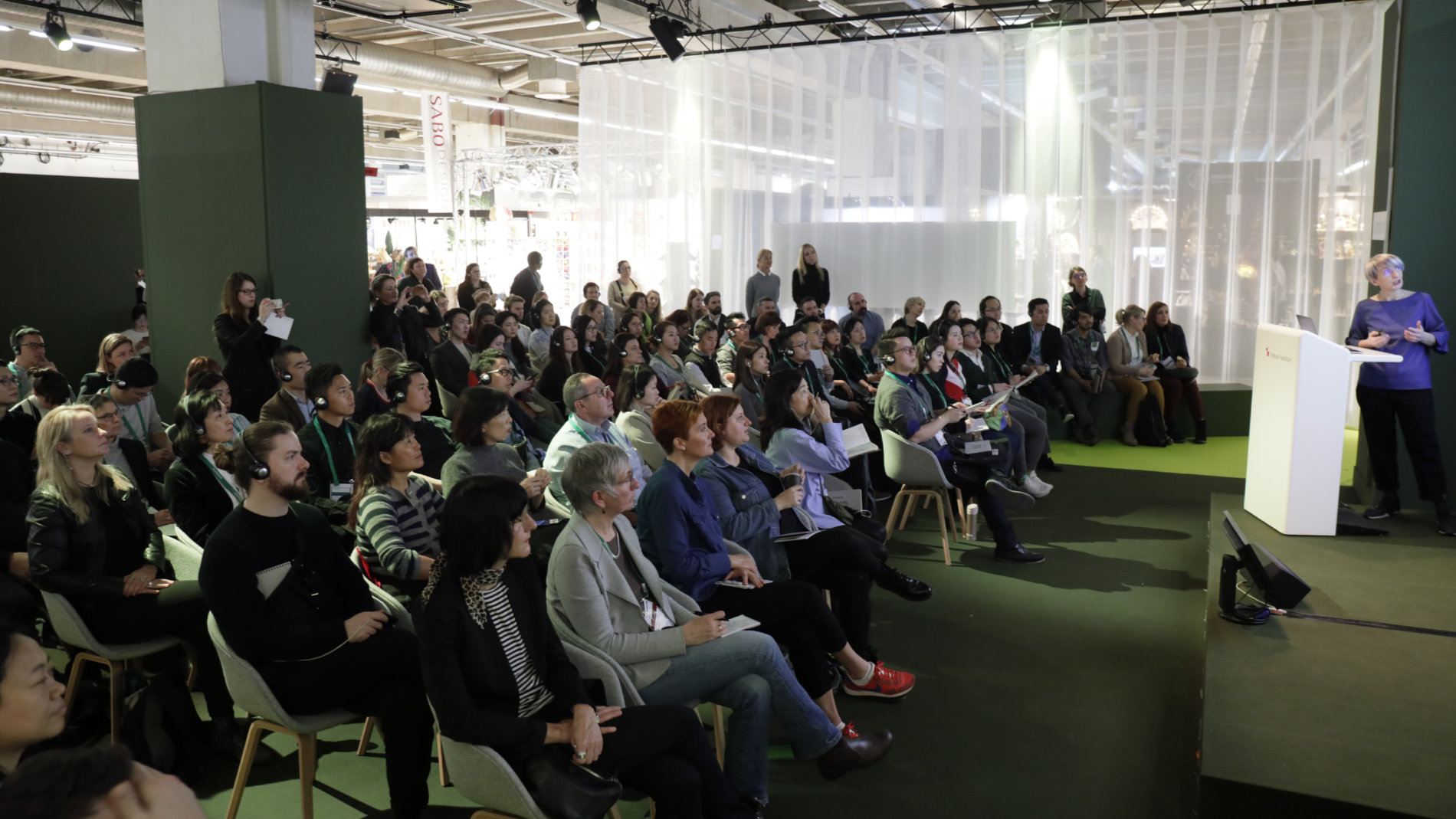Trend lecture by Annetta Palmisano at the trade fair
