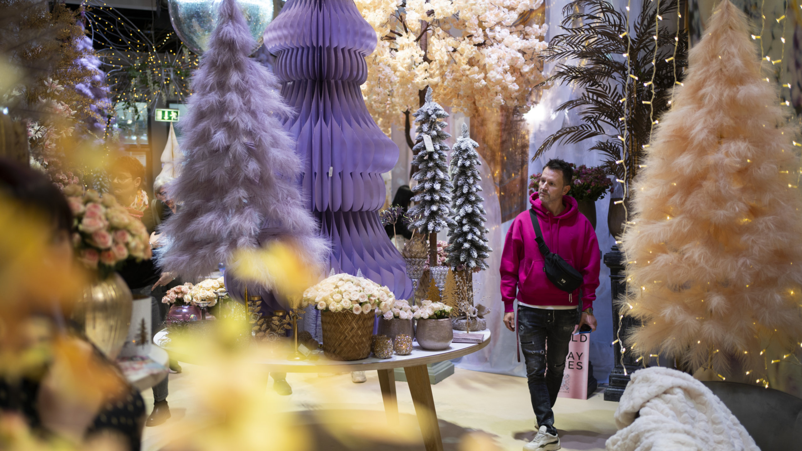 Christmas decorations at the Christmasworld special show Decoration Unlimited