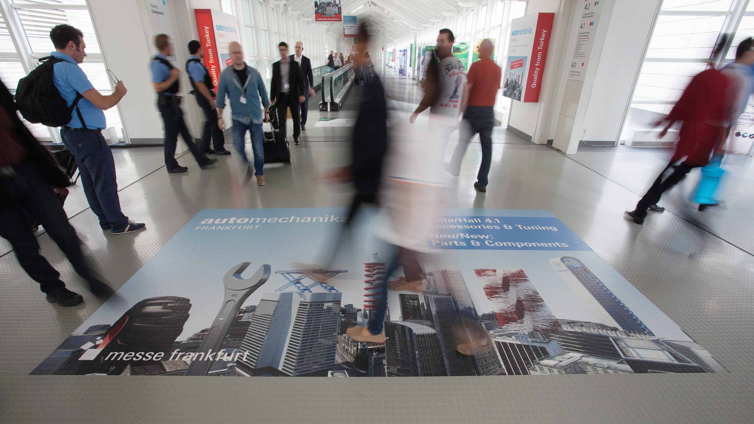 Bodenaufkleber: Werbung auf dem Boden